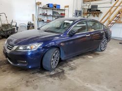 Salvage cars for sale at Ham Lake, MN auction: 2014 Honda Accord Sport