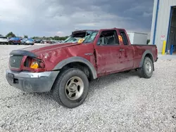 Salvage trucks for sale at Casper, WY auction: 2001 Ford Ranger Super Cab