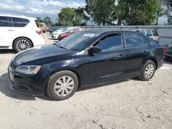 Salvage cars for sale at Riverview, FL auction: 2013 Volkswagen Jetta Base