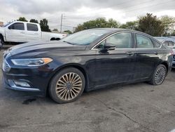 Ford salvage cars for sale: 2017 Ford Fusion Titanium