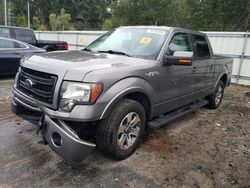 Salvage cars for sale at Savannah, GA auction: 2014 Ford F150 Supercrew