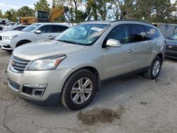 Salvage cars for sale at Bridgeton, MO auction: 2013 Chevrolet Traverse LT