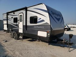 Salvage trucks for sale at Greenwood, NE auction: 2018 Springdale Travel Trailer