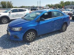 Salvage cars for sale at Barberton, OH auction: 2017 Chevrolet Sonic LT