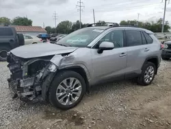 Salvage cars for sale from Copart Columbus, OH: 2021 Toyota Rav4 XLE Premium