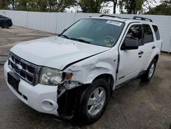 Salvage cars for sale at Bridgeton, MO auction: 2008 Ford Escape XLT