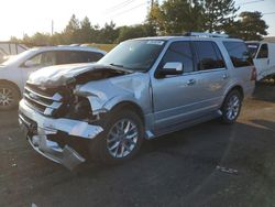 Ford salvage cars for sale: 2017 Ford Expedition Limited