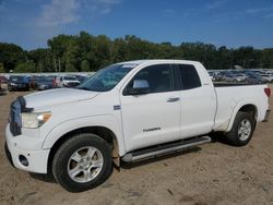 Salvage trucks for sale at Conway, AR auction: 2010 Toyota Tundra Double Cab Limited