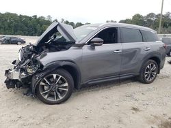 Salvage cars for sale at Ellenwood, GA auction: 2023 Infiniti QX60 Luxe