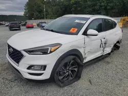 Salvage cars for sale at Concord, NC auction: 2019 Hyundai Tucson Limited