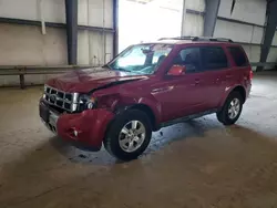 Salvage cars for sale at Graham, WA auction: 2011 Ford Escape Limited