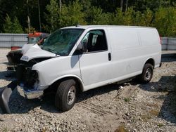 Salvage trucks for sale at West Warren, MA auction: 2021 Chevrolet Express G2500