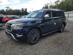 Flood-damaged cars for sale at auction: 2021 Nissan Armada Platinum