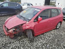 Honda salvage cars for sale: 2008 Honda FIT Sport