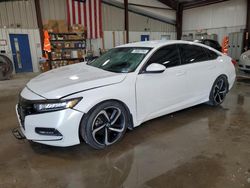 Salvage cars for sale from Copart West Mifflin, PA: 2019 Honda Accord Sport