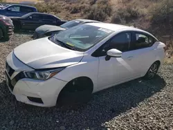 Salvage cars for sale at Reno, NV auction: 2021 Nissan Versa SV