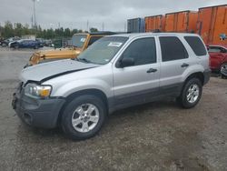 Ford salvage cars for sale: 2007 Ford Escape XLT