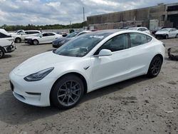 Salvage cars for sale at Fredericksburg, VA auction: 2018 Tesla Model 3