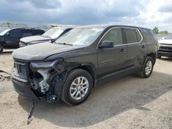 Salvage cars for sale at Houston, TX auction: 2022 Chevrolet Traverse LS