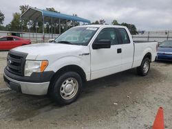 Ford salvage cars for sale: 2014 Ford F150 Super Cab