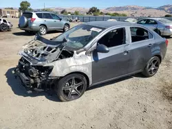 Salvage cars for sale at San Martin, CA auction: 2013 Chevrolet Sonic LT