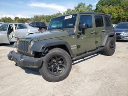 Jeep salvage cars for sale: 2015 Jeep Wrangler Unlimited Sport