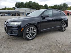 Salvage cars for sale at Mendon, MA auction: 2017 Audi Q7 Prestige