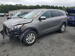 Salvage cars for sale at Exeter, RI auction: 2017 KIA Sorento LX