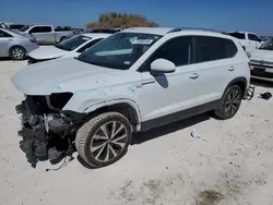 Salvage cars for sale at Taylor, TX auction: 2022 Volkswagen Taos SE