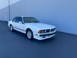 Salvage cars for sale from Copart Portland, OR: 1988 BMW 635 CSI Automatic