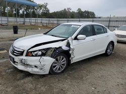 Salvage cars for sale at Spartanburg, SC auction: 2011 Honda Accord EXL