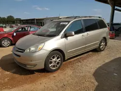 Salvage cars for sale at Tanner, AL auction: 2004 Toyota Sienna XLE