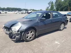 Salvage cars for sale from Copart Dunn, NC: 2006 Honda Accord SE