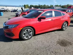 Salvage cars for sale at Pennsburg, PA auction: 2016 Honda Civic LX