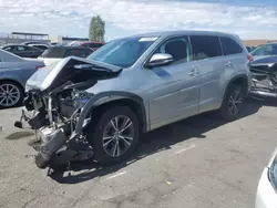 Toyota salvage cars for sale: 2017 Toyota Highlander LE