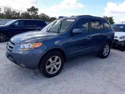 Salvage cars for sale at Walton, KY auction: 2009 Hyundai Santa FE SE