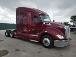 Salvage trucks for sale at Apopka, FL auction: 2016 Kenworth Construction T680