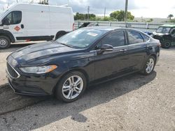 Salvage cars for sale at Miami, FL auction: 2018 Ford Fusion SE