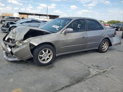 Salvage cars for sale at Grand Prairie, TX auction: 2000 Honda Accord EX