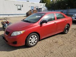 Salvage cars for sale from Copart Lyman, ME: 2010 Toyota Corolla Base