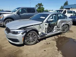 Salvage cars for sale at Woodhaven, MI auction: 2019 BMW 530 XI