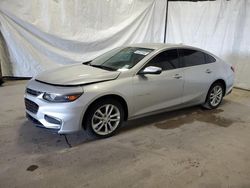 Chevrolet salvage cars for sale: 2017 Chevrolet Malibu LT