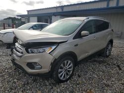 Salvage cars for sale at Wayland, MI auction: 2017 Ford Escape Titanium