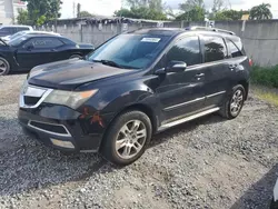 Acura salvage cars for sale: 2009 Acura MDX