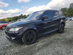 Salvage cars for sale at Mebane, NC auction: 2016 Land Rover Range Rover Sport HSE