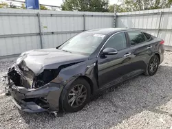 Salvage cars for sale at Walton, KY auction: 2019 KIA Optima LX