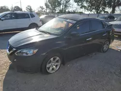 Salvage cars for sale at Riverview, FL auction: 2016 Nissan Sentra S