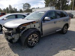 Salvage cars for sale at Graham, WA auction: 2018 Mitsubishi Outlander SE