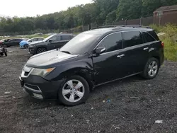 Salvage cars for sale at Baltimore, MD auction: 2010 Acura MDX Technology