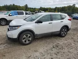 Salvage cars for sale at Candia, NH auction: 2019 Honda CR-V LX